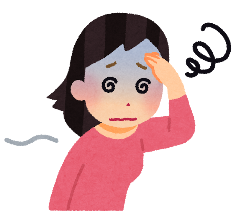 風邪気味や不調が多い