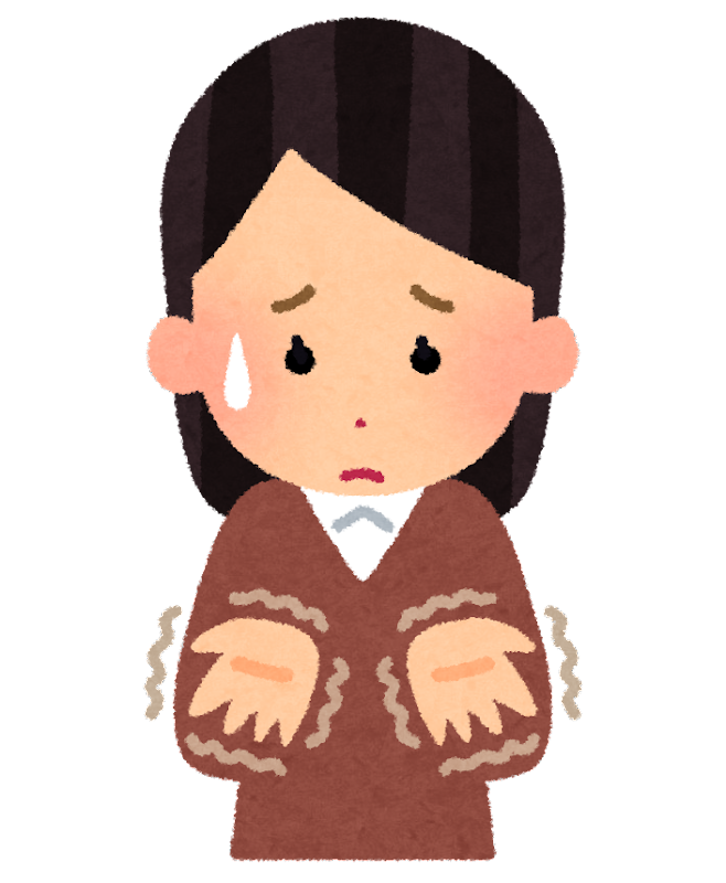 腕や足のしびれと痛みが増えています